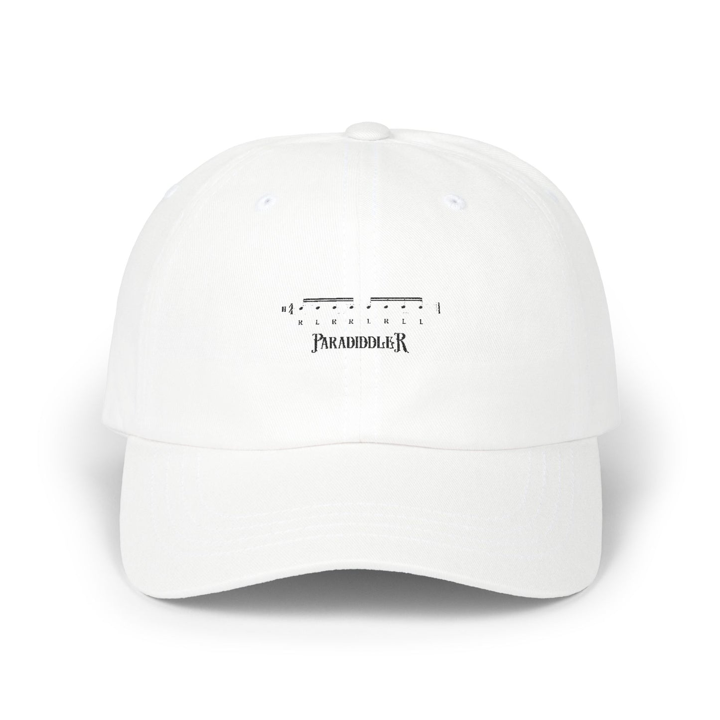 Paradiddle - Classic Dad Cap with Drum Paradiddle Design | Perfect Gift for Musicians