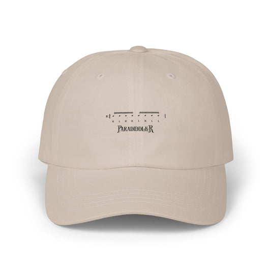 Paradiddle - Classic Dad Cap with Drum Paradiddle Design | Perfect Gift for Musicians