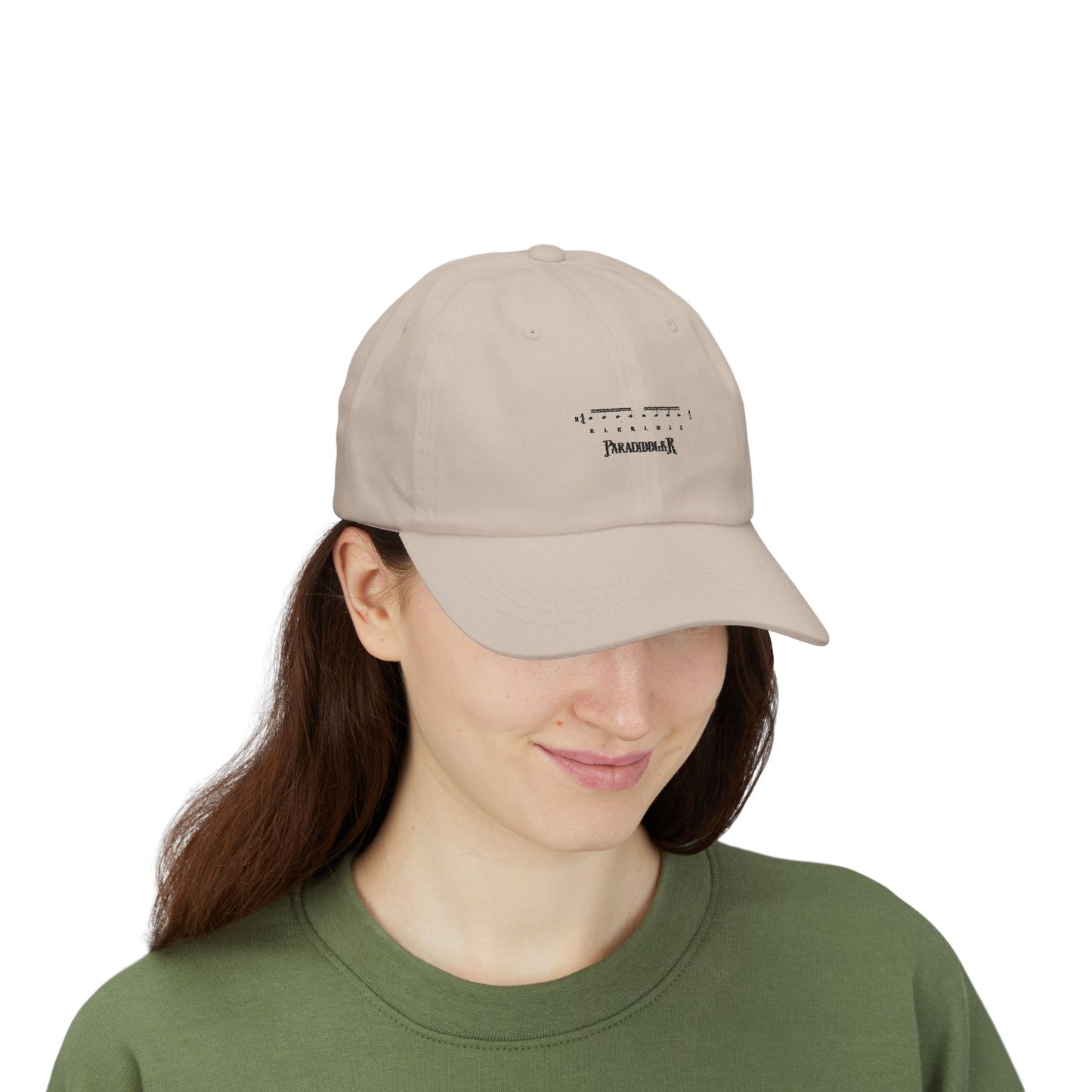 Paradiddle - Classic Dad Cap with Drum Paradiddle Design | Perfect Gift for Musicians