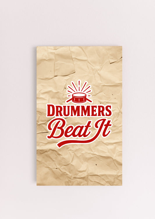 BeatIt - Printed MDF sign